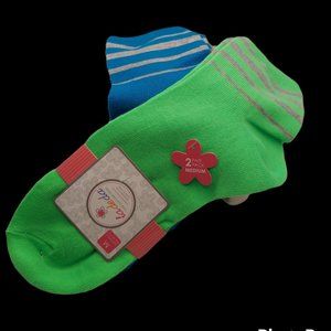 la de da Low Crew Socks Women's Size M